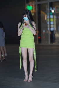 【精选街拍】Vol.3792 青春荧光绿 [165P+1V-2.63GB]